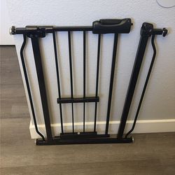 Baby gate with small animal access gate
