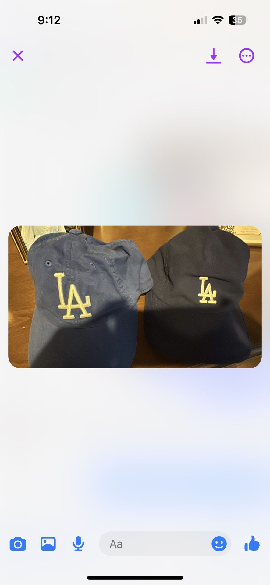Dodgers Shirt Size M Like New 