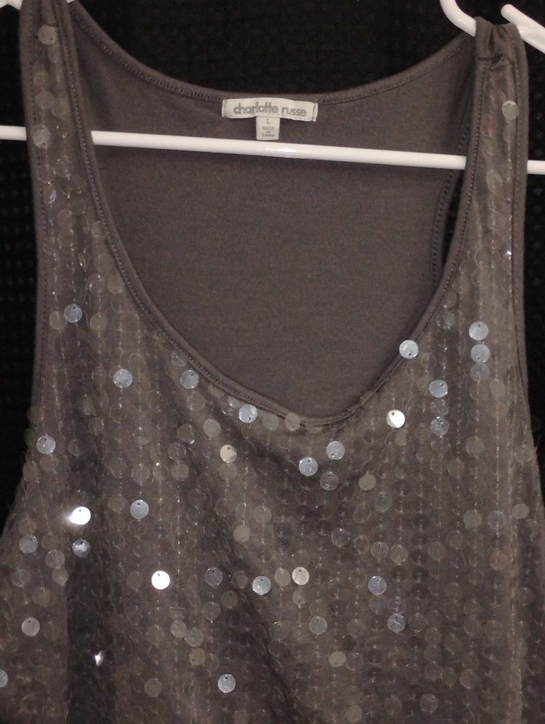 Women's Sequins Tank Top 