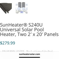 Solar Pool Heater