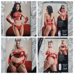 Fantasy Lingerie Red sexy devil costume New