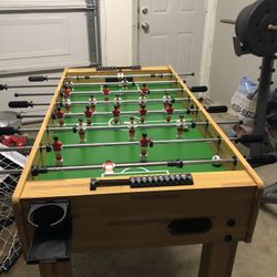 Foosball Table, With Cup holders