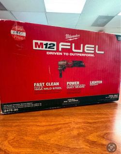 Milwaukee new Nibbler M12 variable speeds