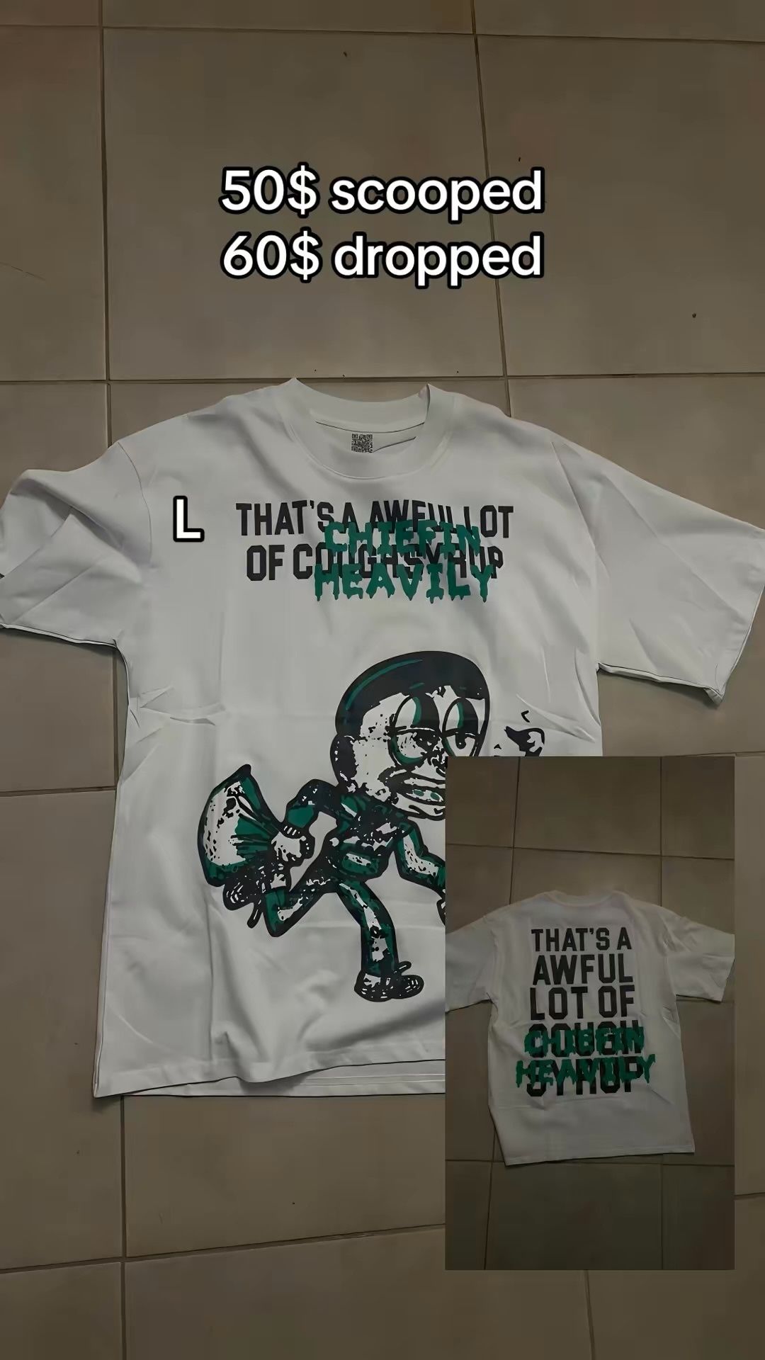 awful lot of cough syrup shirt