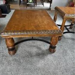 Coffee Table and 2 End Tables