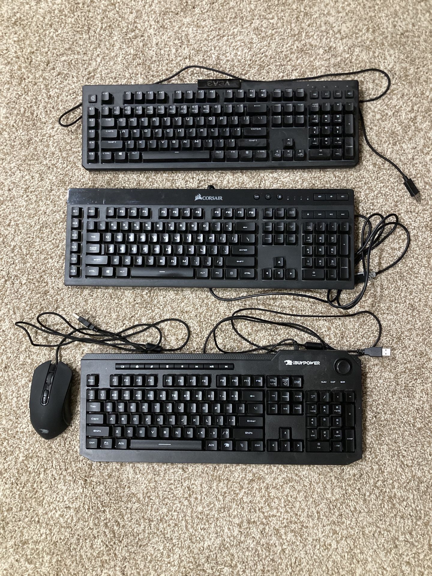 LED Light Up Gaming Keyboards and Light Up Mouse