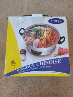 Electric Hotpot by Galaxy Tiger SET-500N Stainless Steel Shabu Shabu Steamboat Hot Pot with Divider 1600W