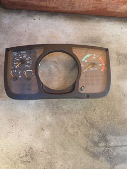 Heavy Equipment Instrument Cluster Gauge Panel