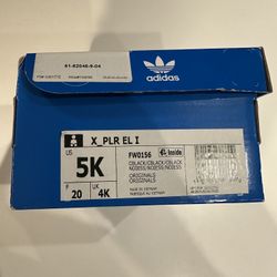 5c Adidas Black For Baby/Toddler  