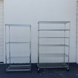 Costco Heavy Duty Steel Wire Shelving Units - 6 Available