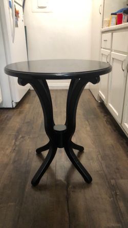 Black table
