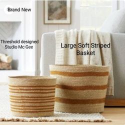 Brand New Threshold &Studio Mc Gee Large Basket 