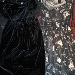 Black And Skull Dresses