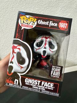 [Rare] Ghostface covered in blood funko pop - Scream (Hot Topic Scare Fair exclusive limited edition) brand new! Horror Ghost Face