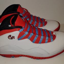  Jordan 10 Retro City Pack Chicago Flag 2016 Men Size 13