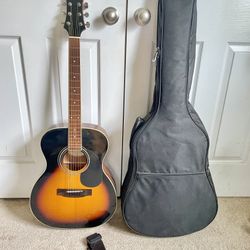 Mitchell acoustic Guitar with carry case