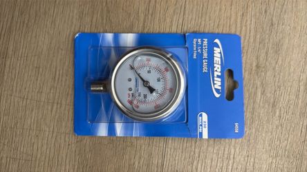Merlin Glycerin Filled Pressure Gauge 230 PSI