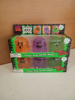 Nee Doh Baby Boos Glow in the Dark Squish Toys