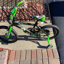 Green Black Bike 
