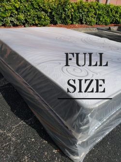 NEW FULL-SIZE MATTRESS & BOX SPRING - 2PC