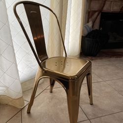 Gold Metal Chair