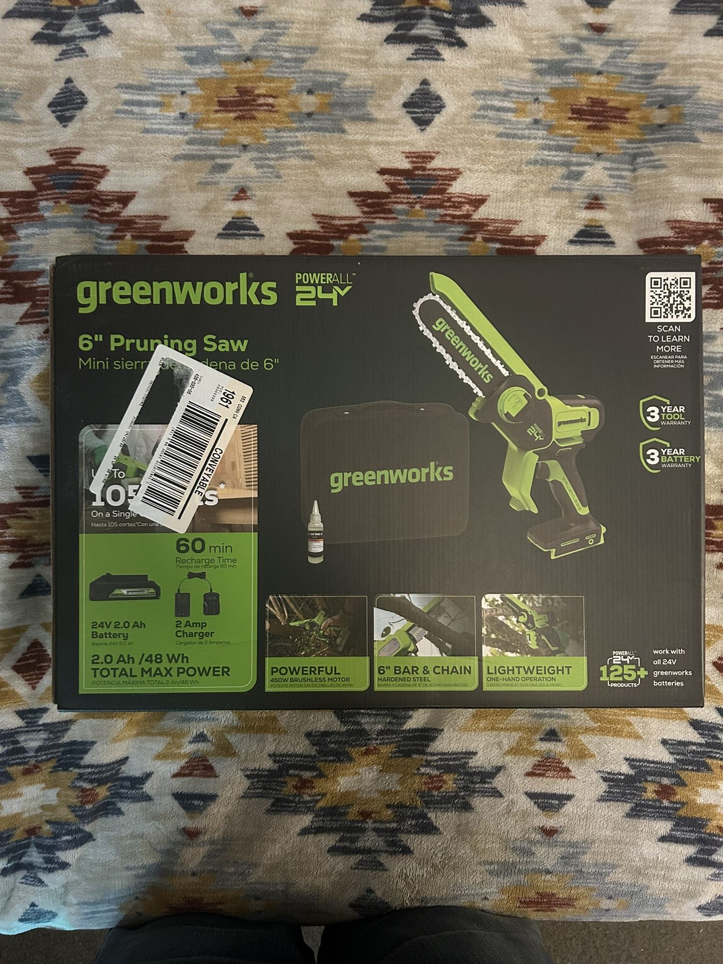 Green works 6” Pruning Saw