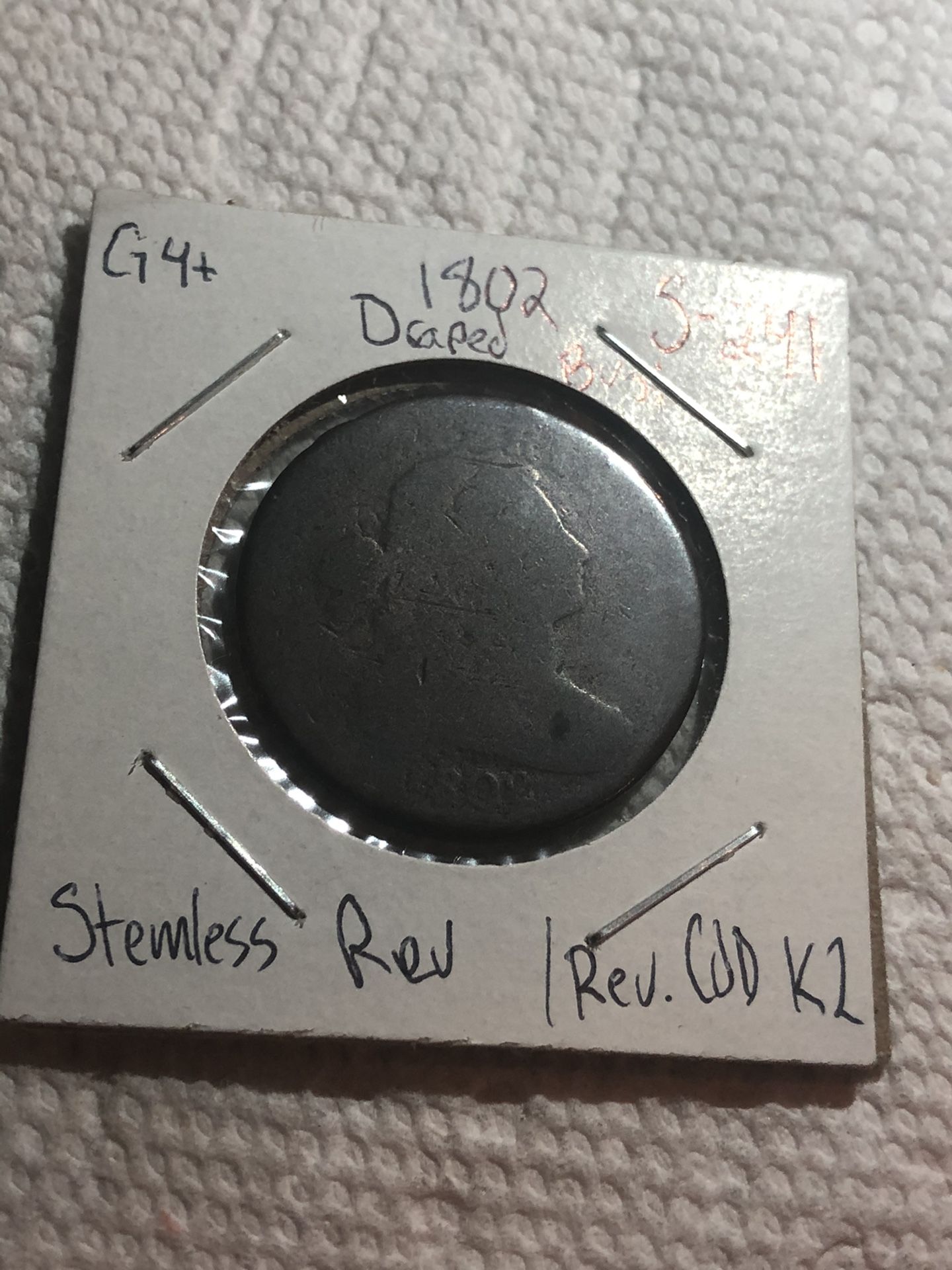 1802 Draped Bust Large Cent