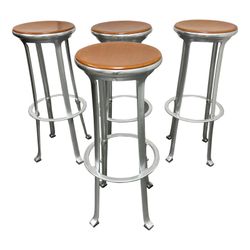 Indecasa Vintage Industrial Bar Stools - Set Of 4