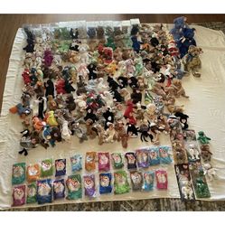 Beanie Baby Collection -Many rare!