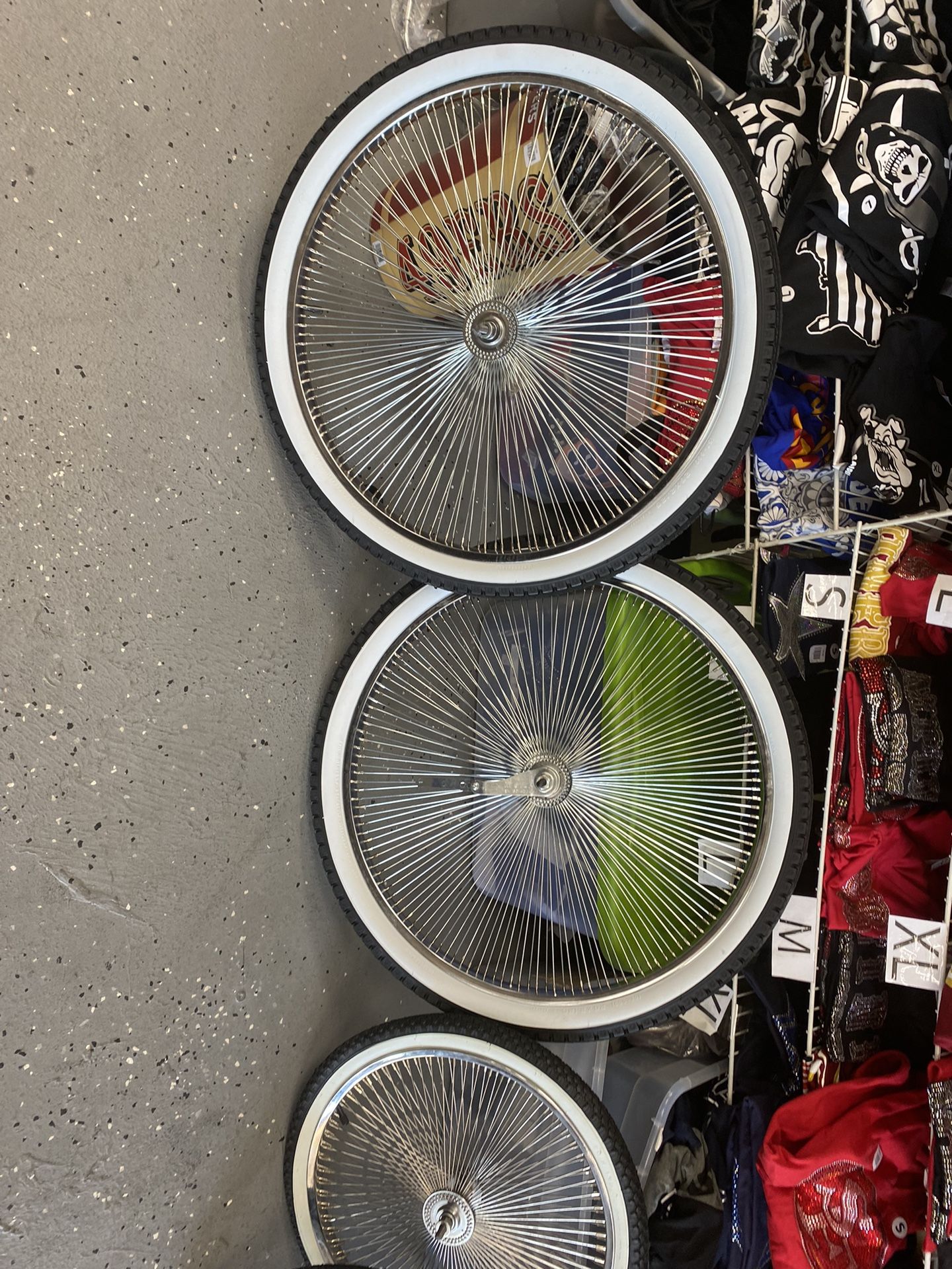 Bike Wheels Chrome/gold