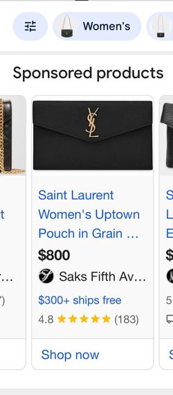 AUTHENTIC YSL UPTOWN PURSE