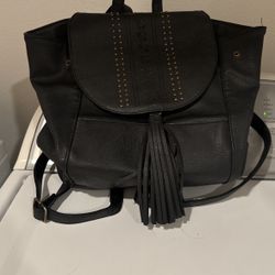 leather Backpack Purse