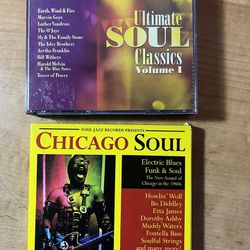 Ultimate Soul Vol 1 & Chicago Soul CD Jazz Records Howlin Wolf Exc. Cond. 
