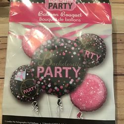 Bachelorette Party 5 Balloon bouquet Set-new 