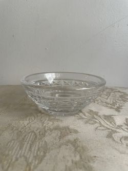 Vintage Waterford Crystal Bowl 5" x 2" Glass Crown Point Comeraugh - Feel Free to Ask Questions