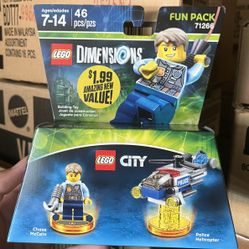 Lego Dimensions 71266 Lego Scott Chase McCain Police Helicopter Fun Pack Brand New Sealed