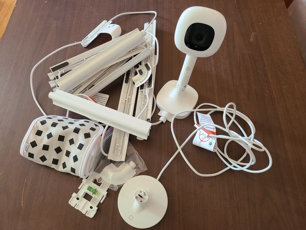 Nanit Pro Smart Baby Monitor, Wall Mount and Travel/Flex Stand