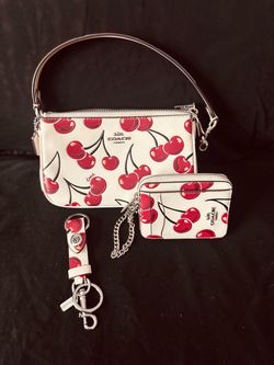 Coach bag  with wallet and keychain set