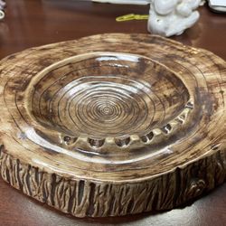 Older Homemade Pottery Ashtray 