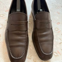 Tod’s Brown Leather Men's Loafers - 9m / 10.5 US