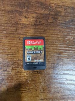Minecraft Nintendo Switch Game Cartridge