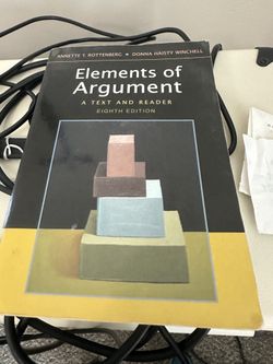Elements Of Argument 8th Eighth Edition. 