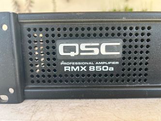 QSC RMX 850a amplifier