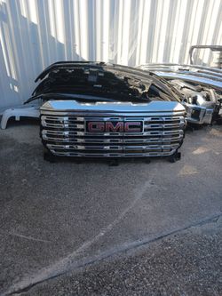 2023-2025 GMC Sierra Denali 1500 Chrome Grill W Cámara OEM 