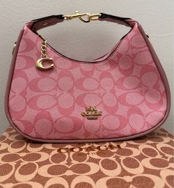 Coach Signature Hobo Bag in Pink