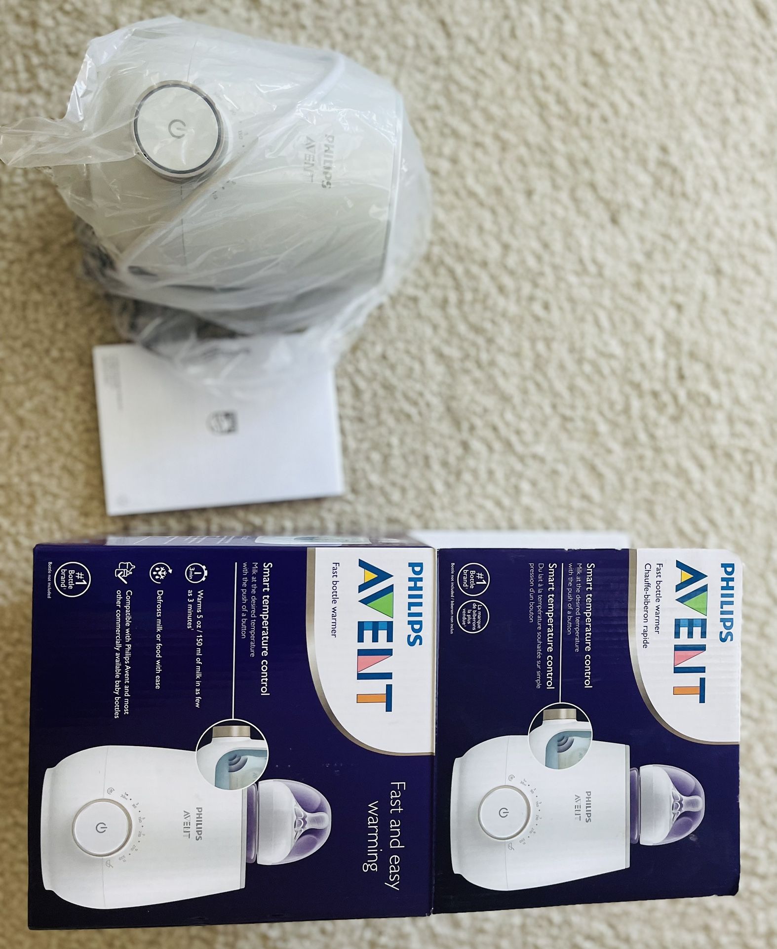 Philips Avent Premium Fast Bottle Warmer, with Smart Temperature Control