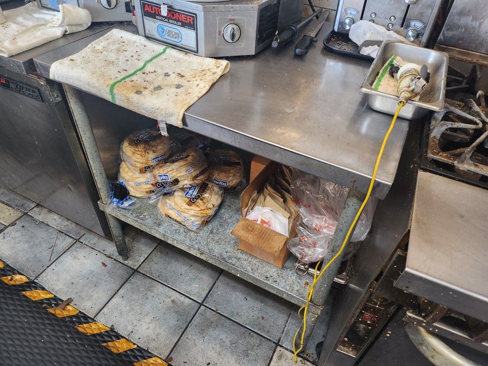 Restaurant Stainless Steel Table 36"×30" Commercial Work Table Utility Table