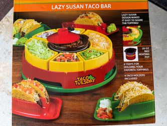 Taco bar lazy Susan