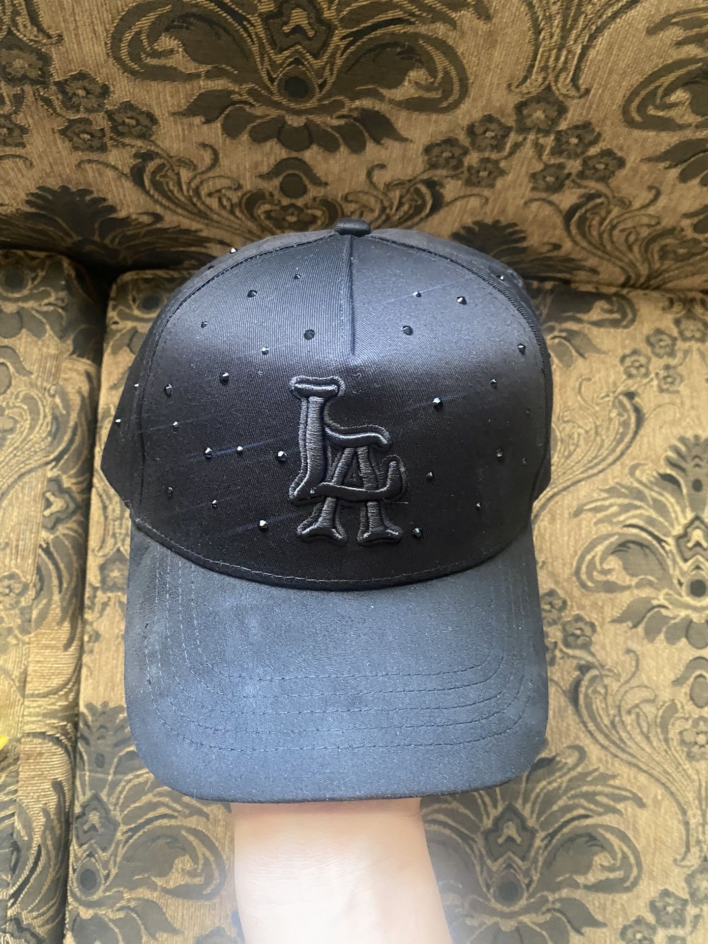 Dandy Hats All Black Crystals