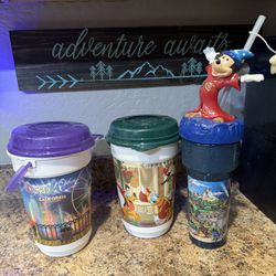 Disney Cup And Popcorn Buckets $2 Each